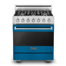 30 Inch Wide 4.0 Cu. Ft. Slide-In Natural Gas Range with Five Burners