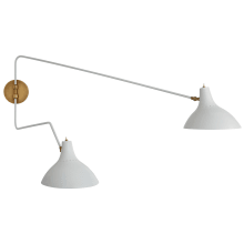 Charlton 21" Large Double Wall Light by AERIN