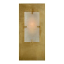 Dominica 20" Rectangle Sconce with Alabaster Shade by AERIN