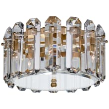 Bonnington 14" Small Flush Mount with Crystal by AERIN