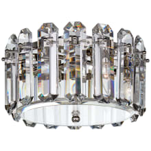 Bonnington 14" Small Flush Mount with Crystal by AERIN