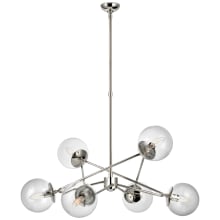 Turenne 34" Large Dynamic Chandelier with Clear Glass by AERIN