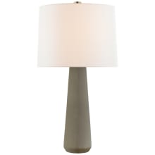 Athens 33" Large Table Lamp with Linen Shade by Barbara Barry