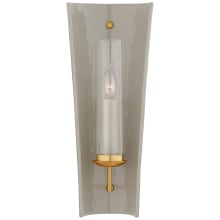 Downey 18" Medium Reflector Sconce with Clear Glass by Chapman & Myers
