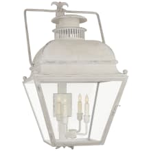 Holborn 34" Large Bracketed Wall Lantern with Clear Glass by E. F. Chapman