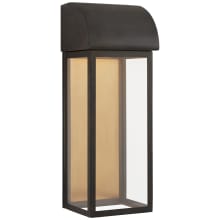 Edgemont 18" LED Wall Sconce in Bronze with Clear Glass  by Chapman & Myers