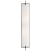 Calliope 21" Tall Bath Light with White Glass by Thomas O'Brien