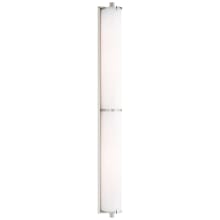 Calliope 33" Over the Mirror Bath Light with White Glass by Thomas O'Brien