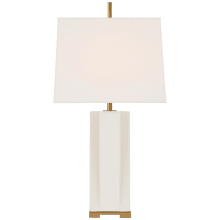 Niki 26" Medium Table Lamp with Linen Shade by Thomas O'Brien