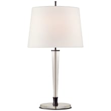 Lyra 32" Large Table Lamp with Linen Shade by Thomas O'Brien