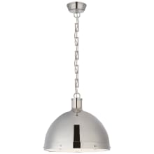 Hicks 16" Extra Large Pendant with Acrylic Diffuser by Thomas O'Brien