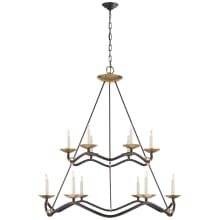 Choros 37" Two-Tier Chandelier by Barry Goralnick
