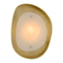 Samos 13" Small Sculpted Sconce with Alabaster Shade by AERIN