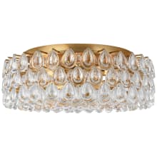 Liscia 25" Large Flush Mount with Crystal by AERIN