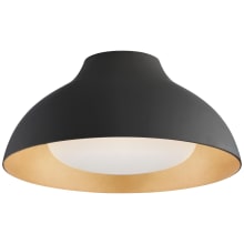 Agnes 15" LED Flush Mount with Soft White Glass by AERIN