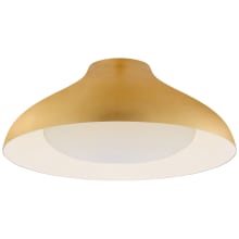 Agnes 18" LED Flush Mount with Soft White Glass by AERIN