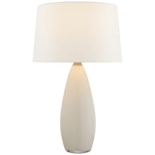 Myla 29" Large Tall Table Lamp with Linen Shade by Chapman & Myers