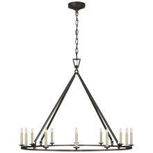 Darlana 40" Large Single Ring Chandelier by Chapman & Myers