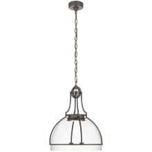 Gracie 19" Large Dome LED Pendant by Chapman & Myers