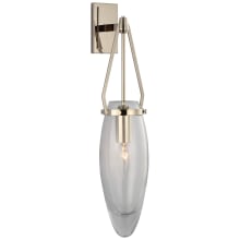 Myla 19" Medium Bracketed Sconce with Glass Shade by Chapman & Myers