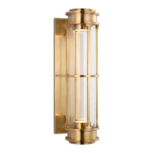 Gracie 19" Linear LED Sconce with Clear Glass by Chapman & Myers