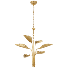 Dumaine 42" Pierced Leaf Chandelier by Julie Neill