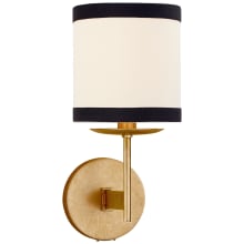 Walker 12" Small Sconce with Linen Shade by kate spade NEW YORK