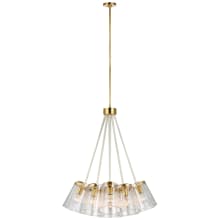 Thoreau 34" Large Chandelier with Clear Glass by kate spade NEW YORK