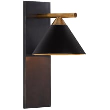 Cleo 14" Sconce with Metal Shade by Kelly Wearstler