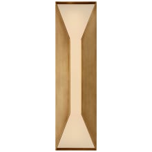 Stretto 16" Medium Sconce with Frosted Glass by Kelly Wearstler