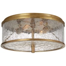 Liaison 12" Medium Flush Mount with Crackle Glass by Kelly Wearstler 