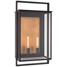 Halle 31" Grande Wall Lantern with Clear Glass by Ian K. Fowler