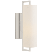 Bowen 16" Medium Sconce with Linen Shade by Ian K. Fowler