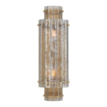 Cadence 21" Large Tiered Sconce with Antique Mirror Glass by Carrier and Company