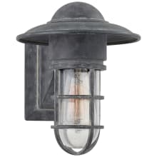 Marine 10" Wall Light with Seeded Glass by Chapman & Myers