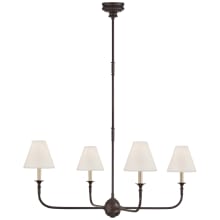 Piaf 4 Light 39" Wide Chandelier