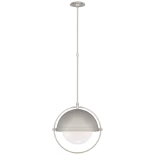 Decca 20" Large Orbital Pendant with White Glass by Thomas O'Brien