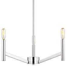 Vector 3 Light 18" Wide Chandelier