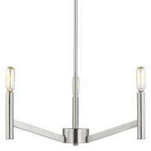 Vector 3 Light 18" Wide Chandelier