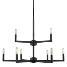 Fullton 9 Light 30" Wide LED Chandelier