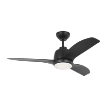 Avila Coastal 44" 3 Blade Indoor LED Ceiling Fan