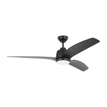 Avila Coastal 60" 3 Blade Indoor LED Ceiling Fan