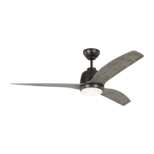 Avila 54" 3 Blade LED Indoor Ceiling Fan with Remote Control
