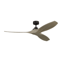 Collins Smart 60" 3 Blade Smart Indoor Ceiling Fan with Remote Control