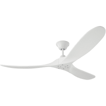 Maverick 60" 3 Blade Indoor Ceiling Fan with Fan Blades and Remote Control