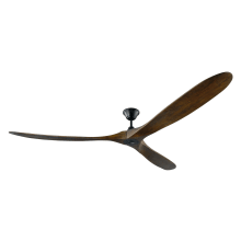 Maverick Super Max 88" 3 Blade Indoor / Outdoor DC Ceiling Fan with Fan Blades and Remote Control
