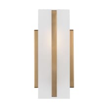 Dex 10" Tall Bathroom Sconce with Frosted Glass Shade