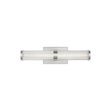 Syden 2 Light 19" Wide LED Bath Bar with Acrylic Shades - ADA