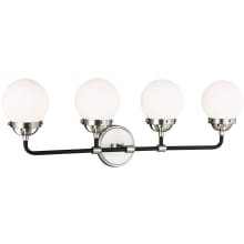 Cafe 4 Light 30" Wide Bathroom Vanity Light