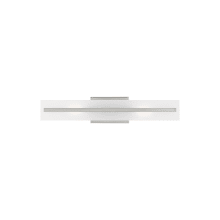 Dex 24" Wide LED Bath Bar with Frosted Glass Shade